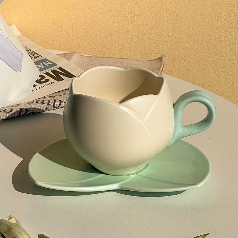 Keramiktasse für Frühstück Kaffee Milch