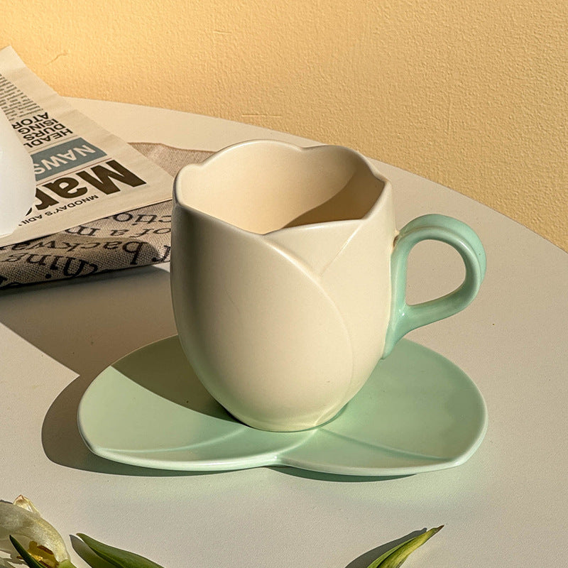 Keramiktasse für Frühstück Kaffee Milch