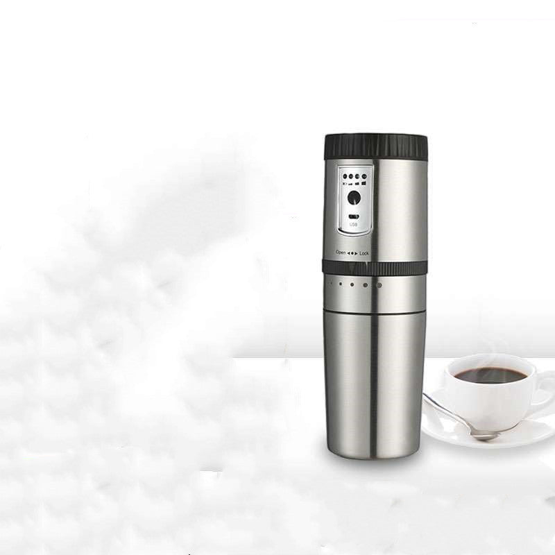 Elektrische tragbare Kaffeemühle aus Edelstahl