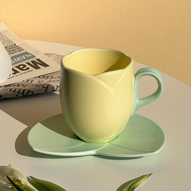Keramiktasse für Frühstück Kaffee Milch