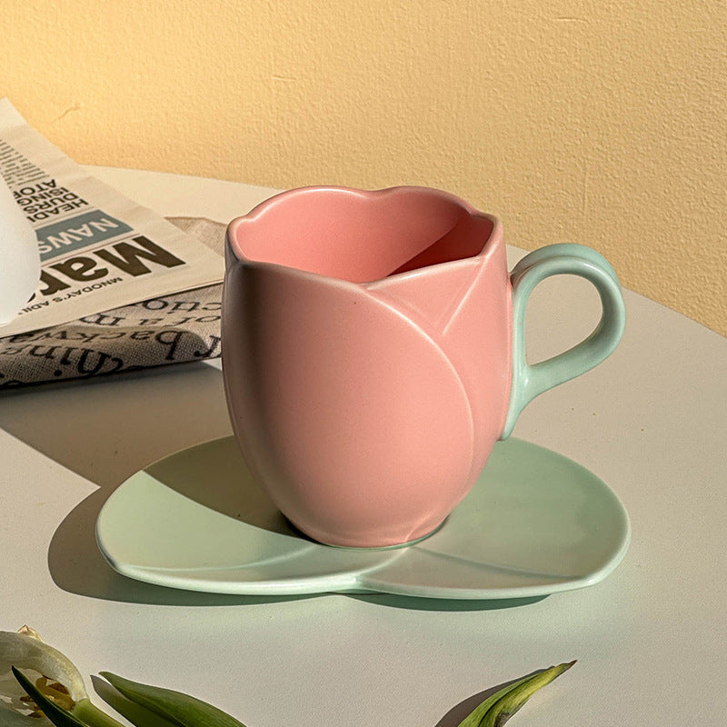 Keramiktasse für Frühstück Kaffee Milch