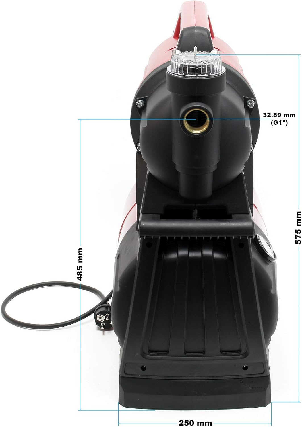 Pompa autoclave uso domestico 19 l con pressostato 1300w 4500l/h Elettropompa da giardino