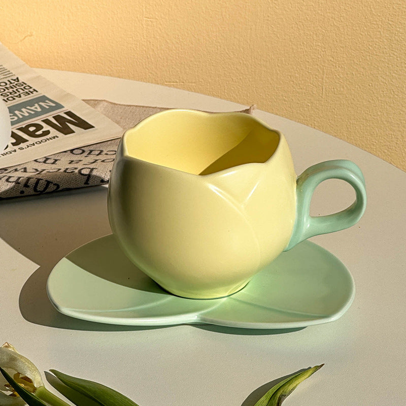 Keramiktasse für Frühstück Kaffee Milch