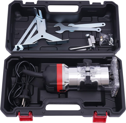 Fresatrice verticale per legno, elettrica, a mano, 220 V, 800 W, fresatrice multifunzione, 30000r/min, per lavorazione del legno, lavorazione di mobili