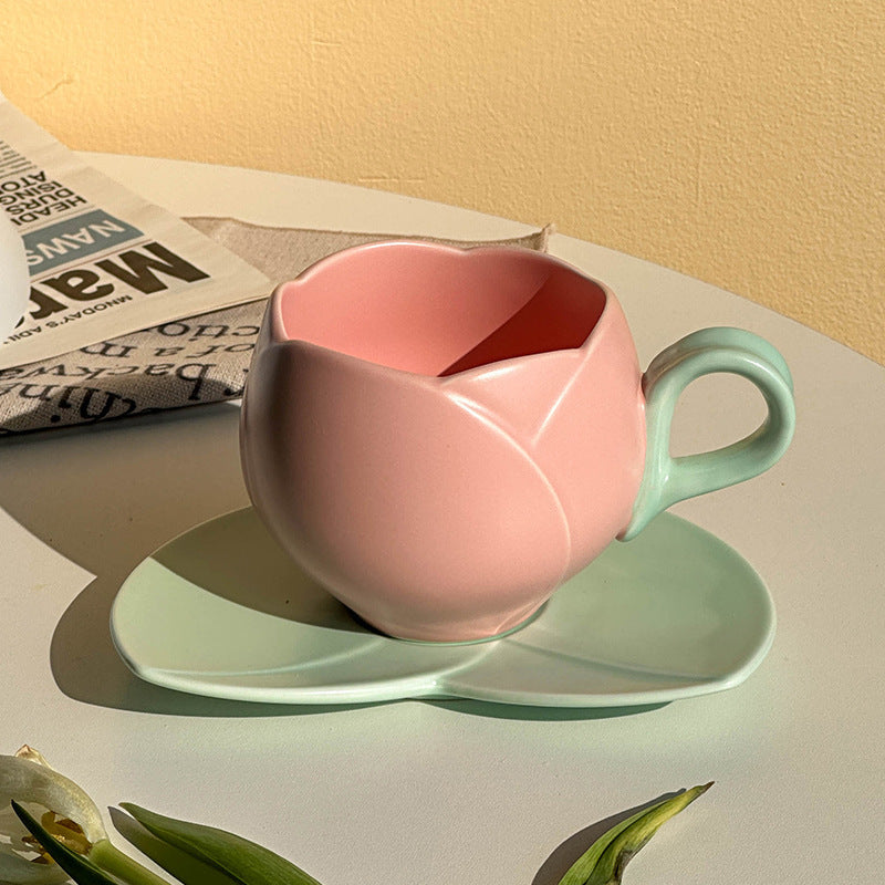 Keramiktasse für Frühstück Kaffee Milch
